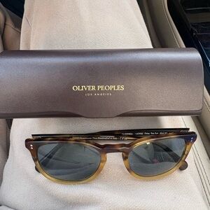 Oliver Peoples Tortoise Sunglasses